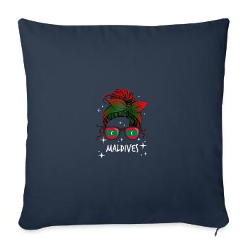 Maldives - Sofa pillowcase 17,3'' x 17,3'' (45 x 45 cm) - navy - Front