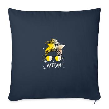 Vatikan - Sofakissenbezug 45 x 45 cm - Navy - Vorne
