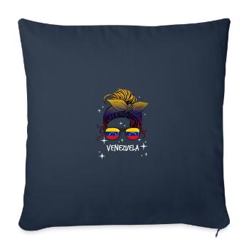 Venezuela - Sofa pillowcase 17,3'' x 17,3'' (45 x 45 cm) - navy - Front