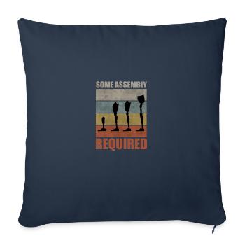 Prothese Amputiert Behinderung Geschenk - Sofakissenbezug 45 x 45 cm - Navy - Vorne