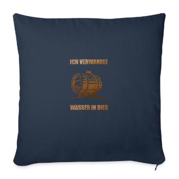 Brauer Bier Brauen Braumeister Hopfen Geschenk - Sofakissenbezug 45 x 45 cm - Navy - Vorne