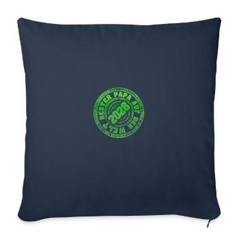 2028 - Sofa pillowcase 17,3'' x 17,3'' (45 x 45 cm) - navy - Front