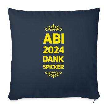 ABI - Funny Sayings - Sofa pillowcase 17,3'' x 17,3'' (45 x 45 cm) - navy - Front
