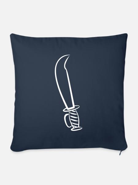 Säbel - Sofakissenbezug 45 x 45 cm - Navy