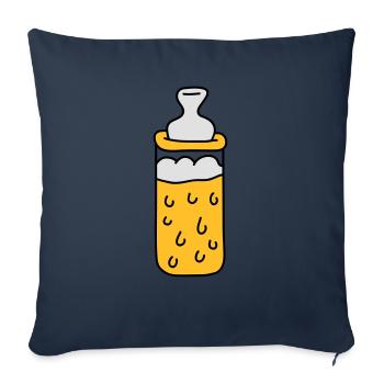 Baby Beer Bottle - Sofakissenbezug 45 x 45 cm - Navy - Vorne