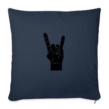Rock Hand - Sofakissenbezug 45 x 45 cm - Navy - Vorne