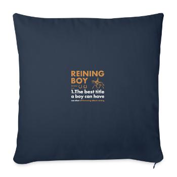 Reiner Boy Definition Reining - Sofakissenbezug 45 x 45 cm - Navy - Vorne
