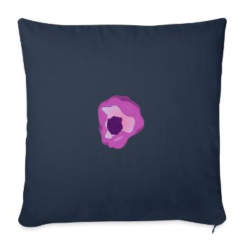 Cytology and cells - Sofa pillowcase 17,3'' x 17,3'' (45 x 45 cm) - navy - Front