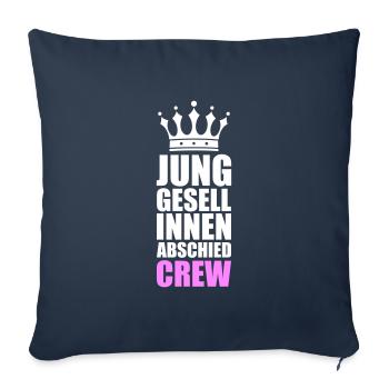 Hen Party Crew - Sofa pillowcase 17,3'' x 17,3'' (45 x 45 cm) - navy - Front