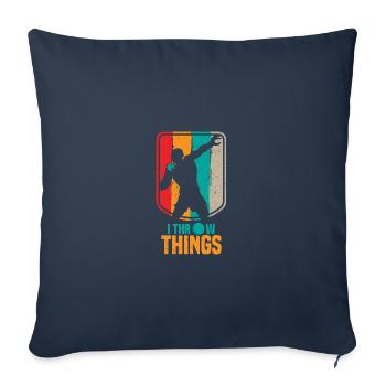 Kugelstoßen - Sofakissenbezug 45 x 45 cm - Navy - Vorne
