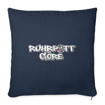 Ruhrpott Göre Gelsenkirchen Wappen - Sofakissenbezug 45 x 45 cm - Navy - Vorne