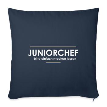 Juniorchef - Sofakissenbezug 45 x 45 cm - Navy - Vorne