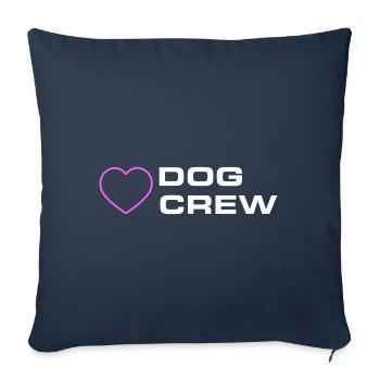 Dog Crew - Sofakissenbezug 45 x 45 cm - Navy - Vorne