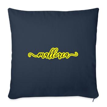 Mallorca Heart Love - Sofa pillowcase 17,3'' x 17,3'' (45 x 45 cm) - navy - Front