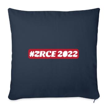 Zrce 2022 - Housse de coussin décorative 45 x 45 cm - bleu marine - Devant