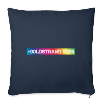 Golden Sands 2023 Colorful - Sofa pillowcase 17,3'' x 17,3'' (45 x 45 cm) - navy - Front
