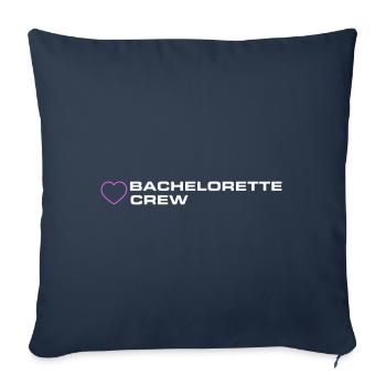 Bachelorette Crew - Sofakissenbezug 45 x 45 cm - Navy - Vorne