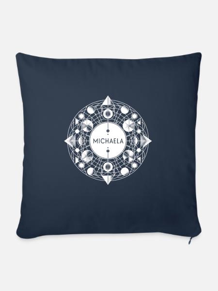 Michaela - Sofakissenbezug 45 x 45 cm - Navy