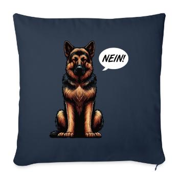 No German Shepherd Shepherd dogs - Sofa pillowcase 17,3'' x 17,3'' (45 x 45 cm) - navy - Front
