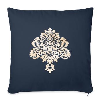 Muster - Sofakissenbezug 45 x 45 cm - Navy - Vorne