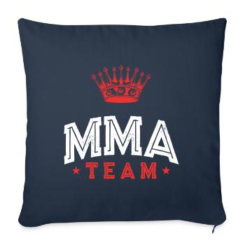 Mma Team - Sofa pillowcase 17,3'' x 17,3'' (45 x 45 cm) - navy - Front