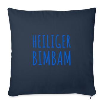 Damit habe ich nicht gerechnet - Sofakissenbezug 45 x 45 cm - Navy - Vorne