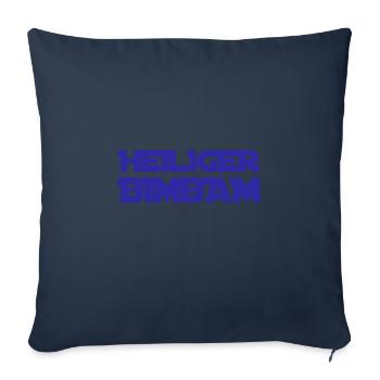 wer hätte das gedacht - Sofakissenbezug 45 x 45 cm - Navy - Vorne