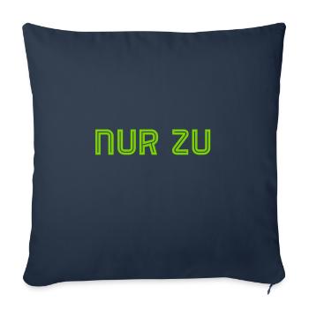 ich mache dir Mut - Sofakissenbezug 45 x 45 cm - Navy - Vorne