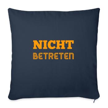 komm nicht rein - Sofakissenbezug 45 x 45 cm - Navy - Vorne