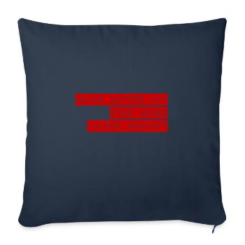 meine Mutter hat einiges falsch gemacht - Sofakissenbezug 45 x 45 cm - Navy - Vorne
