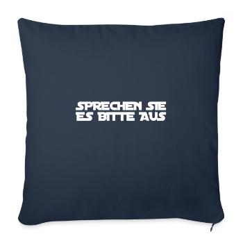 was denken sie? - Sofakissenbezug 45 x 45 cm - Navy - Vorne