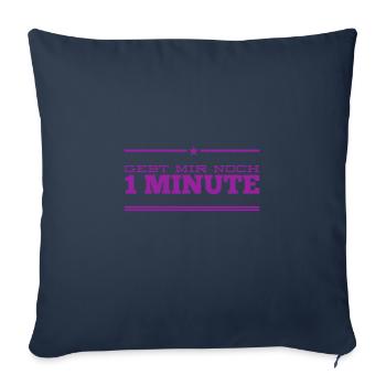 ich brauche etwas länger - Sofakissenbezug 45 x 45 cm - Navy - Vorne