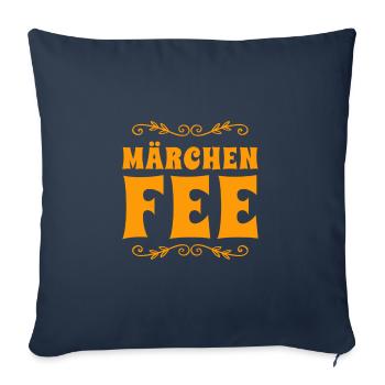 I'm a fairy tale - Sofa pillowcase 17,3'' x 17,3'' (45 x 45 cm) - navy - Front