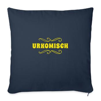 I'm blowing myself away - Sofa pillowcase 17,3'' x 17,3'' (45 x 45 cm) - navy - Front