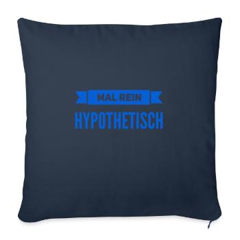 times accepted - Sofa pillowcase 17,3'' x 17,3'' (45 x 45 cm) - navy - Front