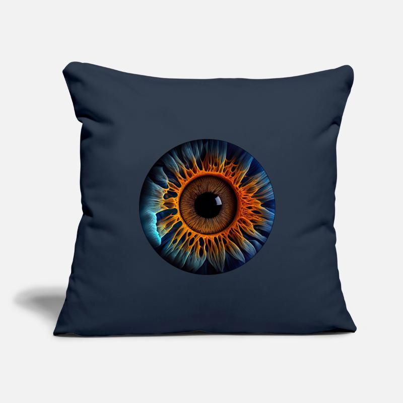 Un iris comme système d’identification biométrique Housse de coussin décorative 45 x 45 cm