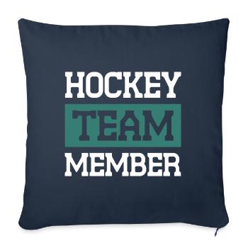 Hockey Team - Sofakissenbezug 45 x 45 cm - Navy - Vorne