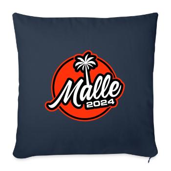 Malle 2024 Team Mallorca - Sofa pillowcase 17,3'' x 17,3'' (45 x 45 cm) - navy - Front