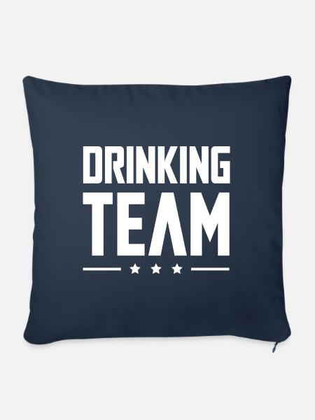 Drinking Team - Sofakissenbezug 45 x 45 cm - Navy