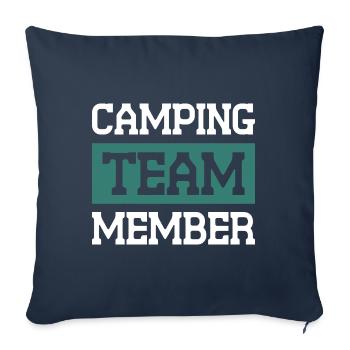 Camping Team - Sofakissenbezug 45 x 45 cm - Navy - Vorne