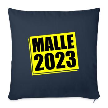 Malle 2023 Majorque - Housse de coussin décorative 45 x 45 cm - bleu marine - Devant
