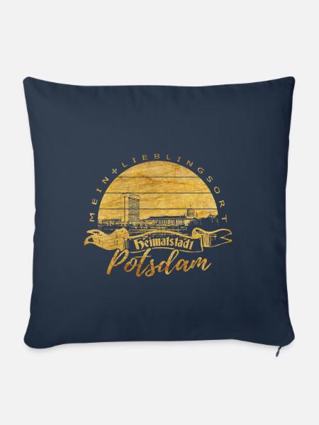 Potsdam - Sofakissenbezug 45 x 45 cm - Navy