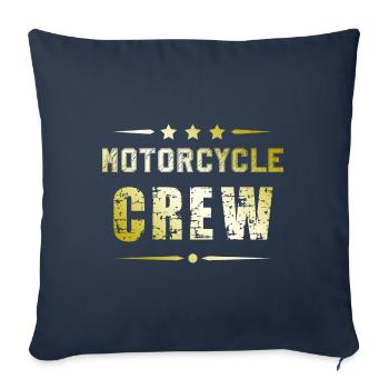 Motorcycle Crew - Sofakissenbezug 45 x 45 cm - Navy - Vorne
