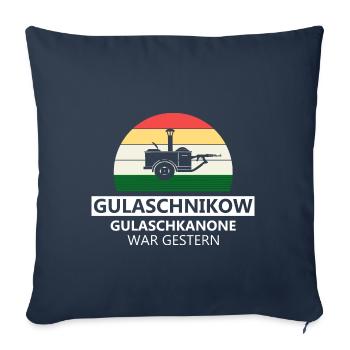 Gulaschkanone Feldküche - Sofakissenbezug 45 x 45 cm - Navy - Vorne