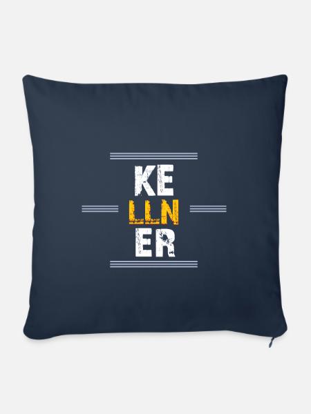 Kellner - Sofakissenbezug 45 x 45 cm - Navy