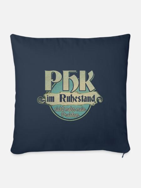 Polizeihauptkommissar Ruhestand - Sofakissenbezug 45 x 45 cm - Navy