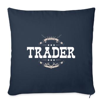 Trader Beruf - Sofakissenbezug 45 x 45 cm - Navy - Vorne