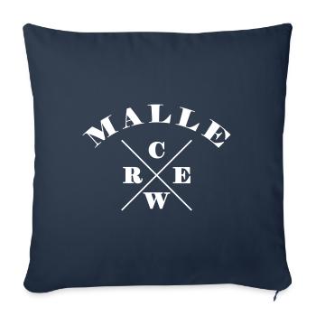 Malle Crew - Sofa pillowcase 17,3'' x 17,3'' (45 x 45 cm) - navy - Front