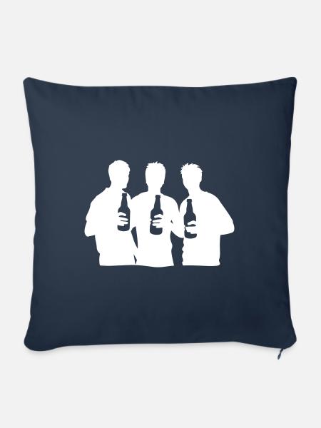 Team Gruppe Mannschaft - Sofakissenbezug 45 x 45 cm - Navy