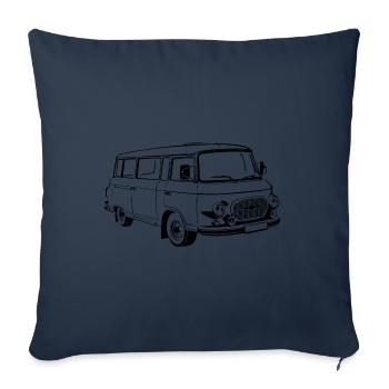 Barkas B1000 - Sofakissenbezug 45 x 45 cm - Navy - Vorne